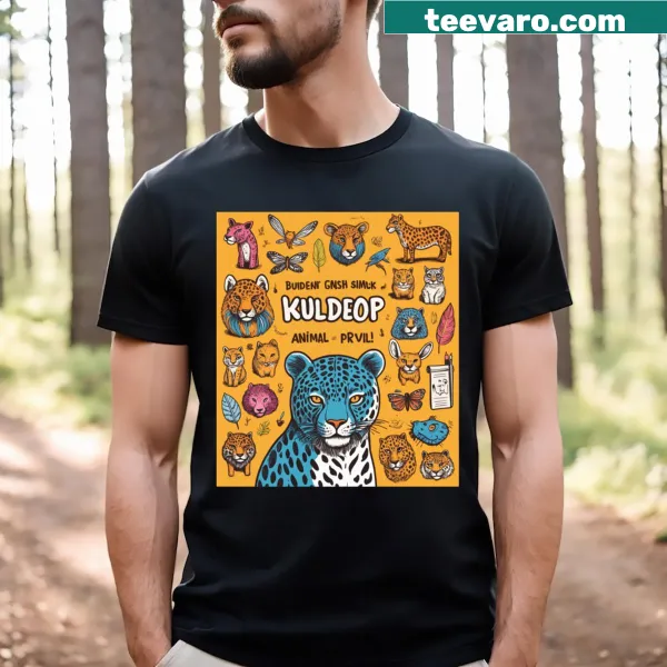 Funny Kuldeop design on a casual t-shirt