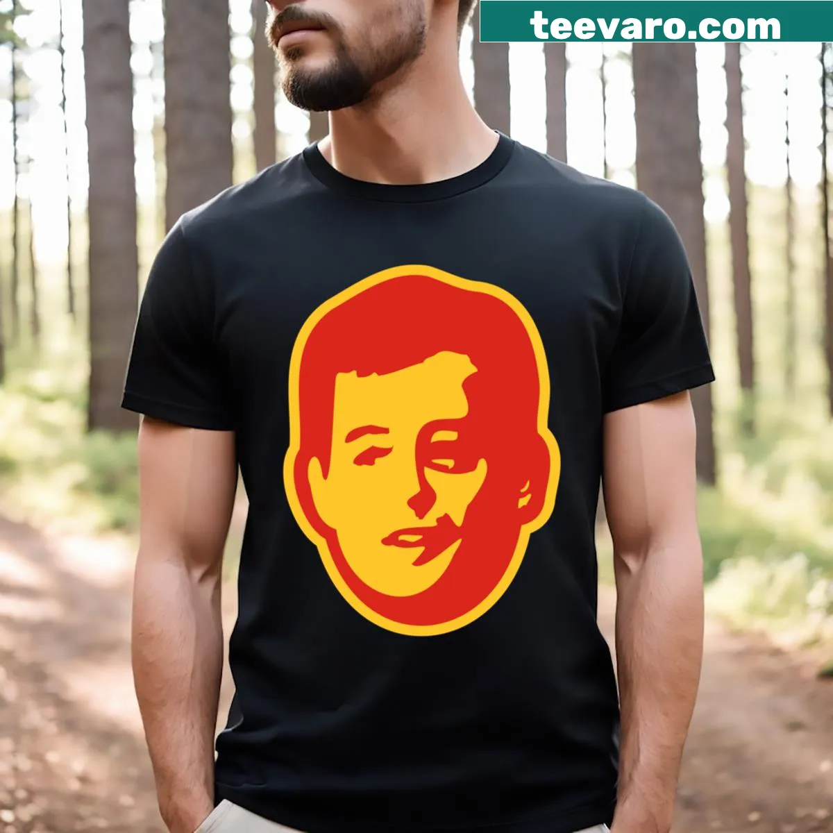 T-shirt honoring actor Matthew Broderick with a simple graphic — on a men's t-shirt