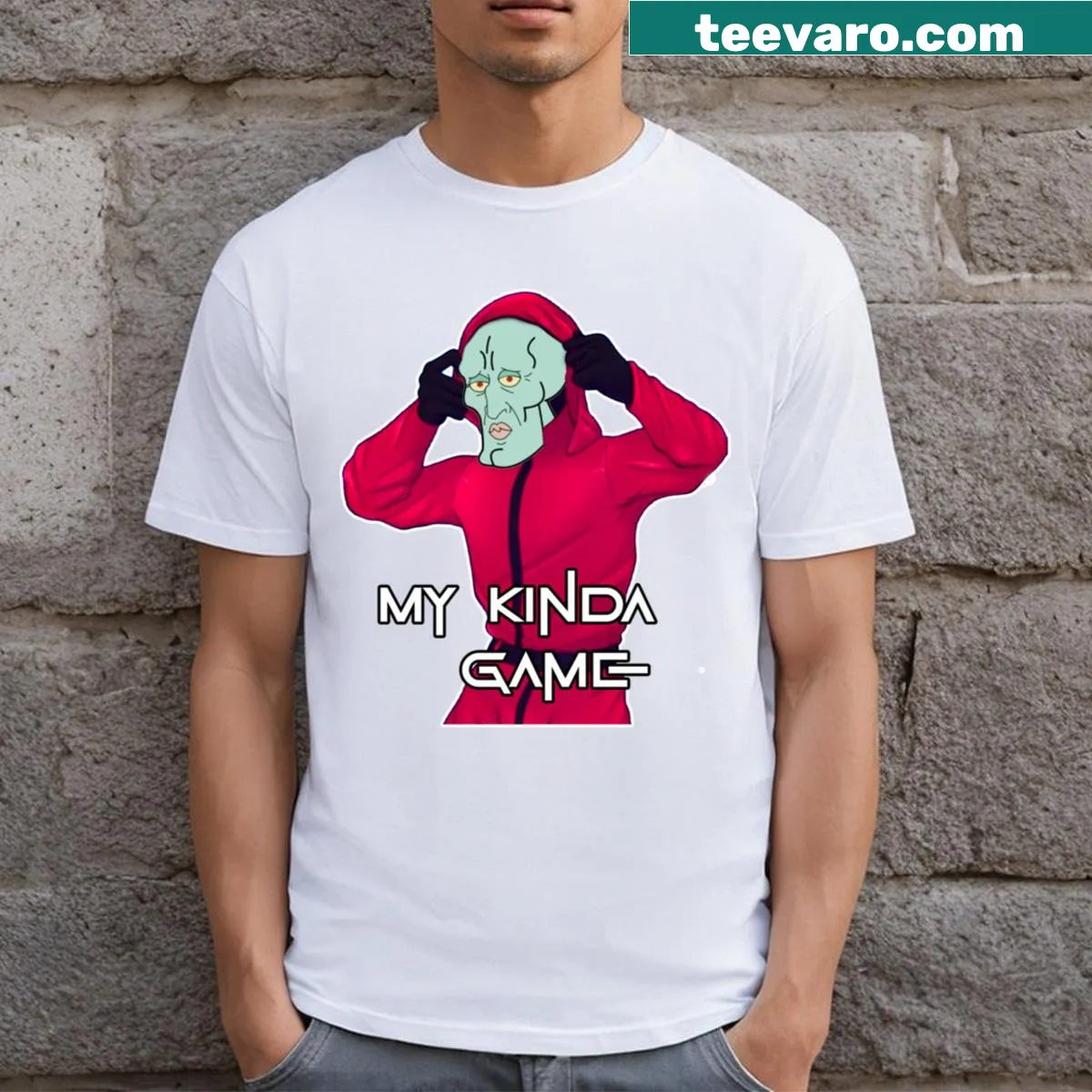 Graphic tee with humorous text about gaming. — on a men's t-shirt