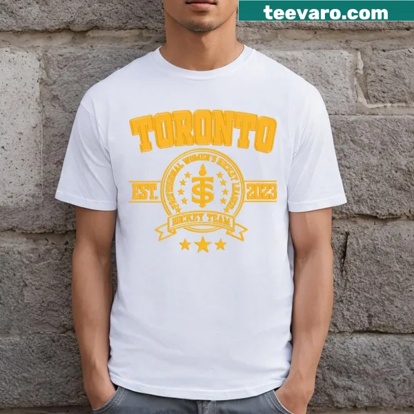 Toronto Sceptres hockey logo printed on a T-shirt