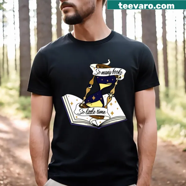 Book lover T-shirt with a charming typography design about reading.