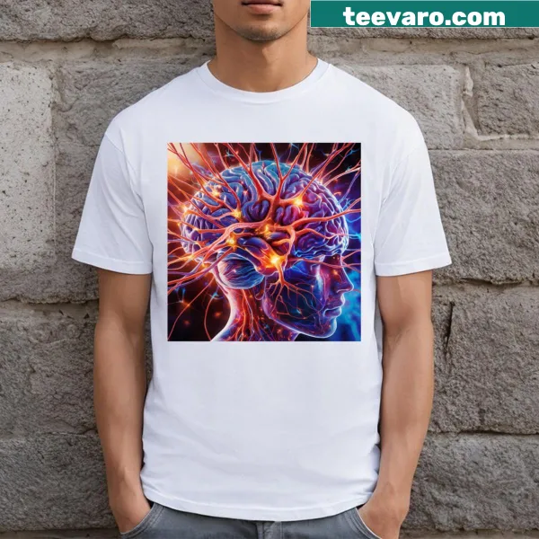 T-shirt featuring sunsets and full moons graphic