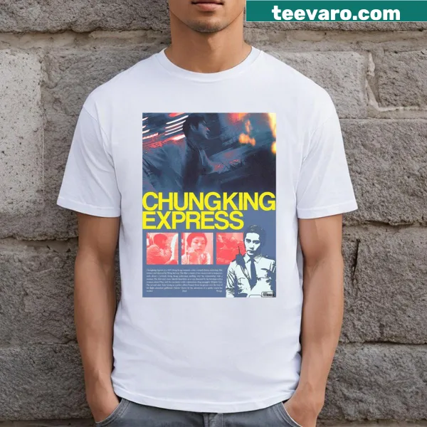 Minimalist long t-shirt inspired by Chungking Express film