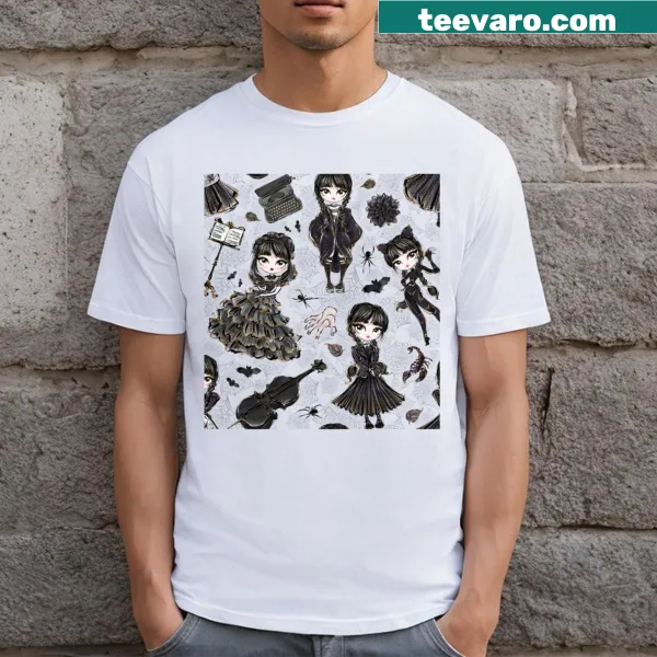 Gothic Nerd Girl's Life t-shirt with funny typography