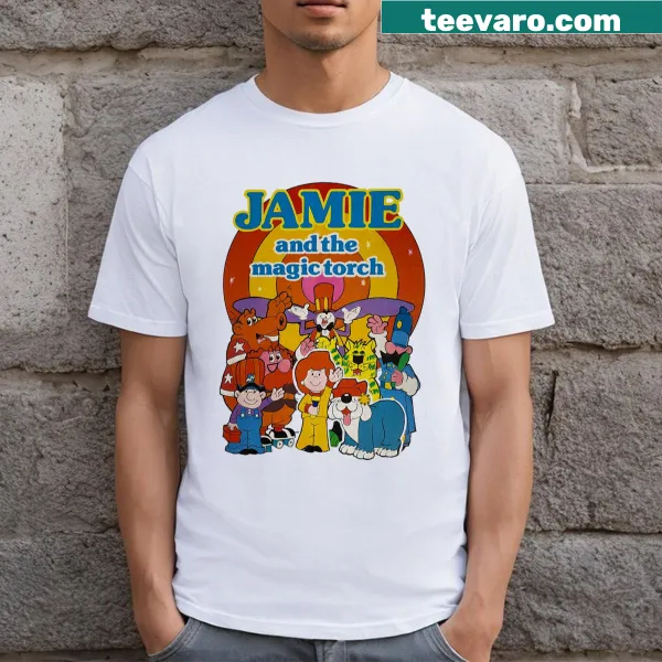 Nostalgic illustration T-shirt inspired by Jamie And The Magic Torch