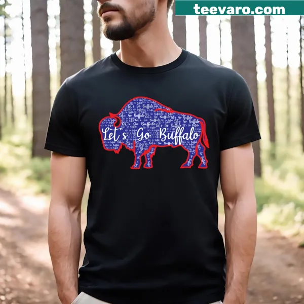 Buffalo sports fan T-shirt with bold typography
