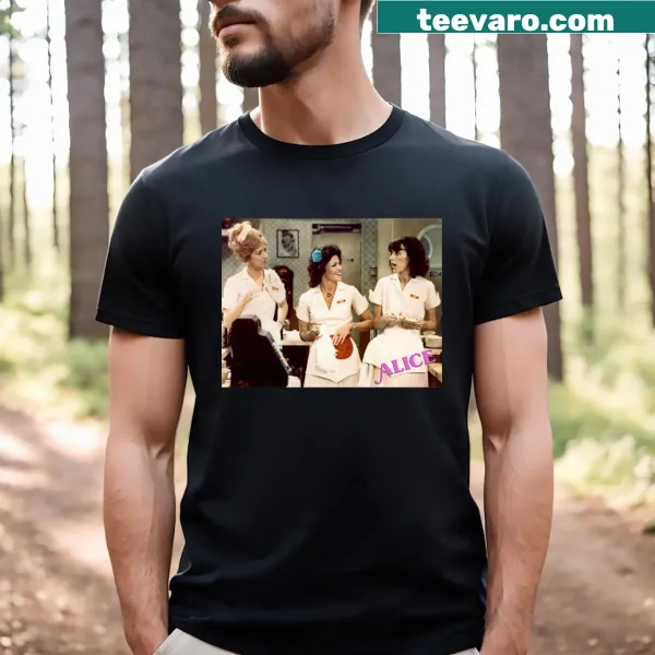 Tribute T-shirt featuring Alice from classic television