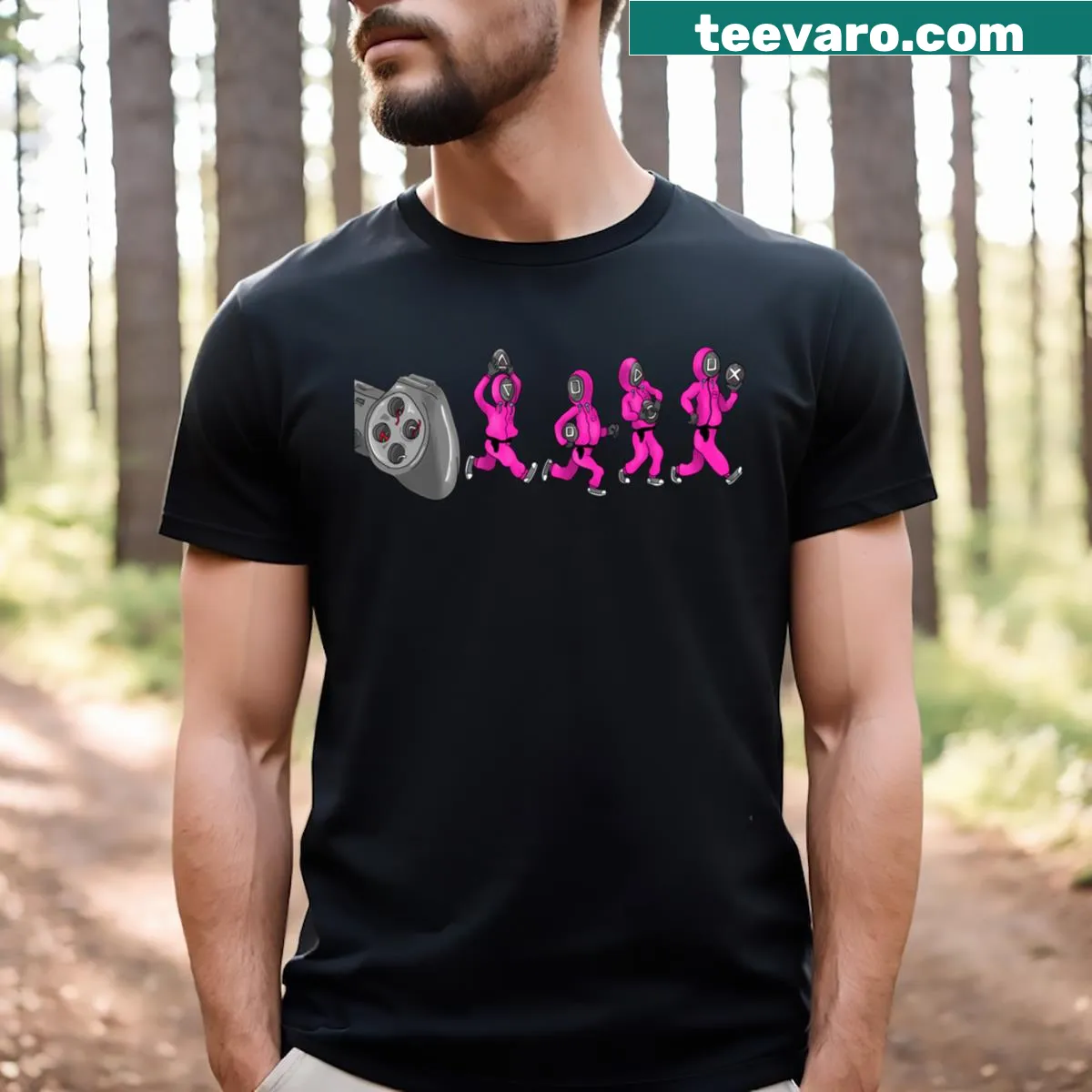 Minimalist typography t-shirt with the phrase Matter Of Interpretation — on a men's t-shirt