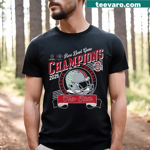Ohio State Buckeyes Rose Bowl Champs 2025 T-shirt