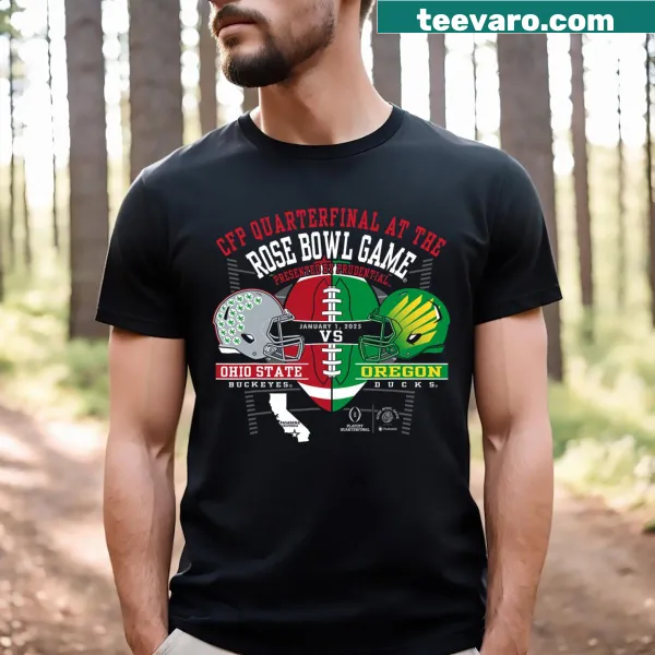 Ohio State vs Oregon Rose Bowl Game T-shirt