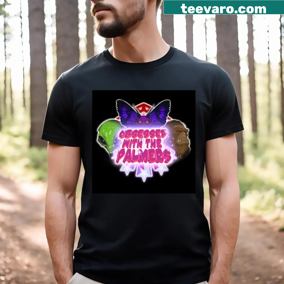 Minimalist T-shirt showcasing the Owtp logo — on a men's t-shirt