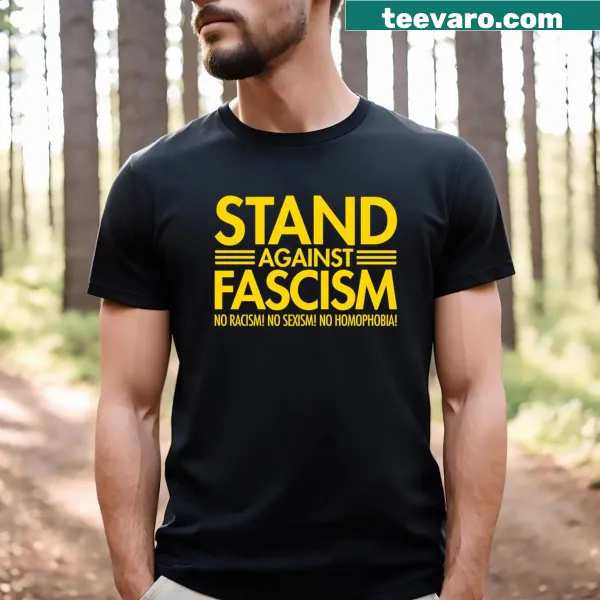 Bold typography promoting social justice on a T-shirt
