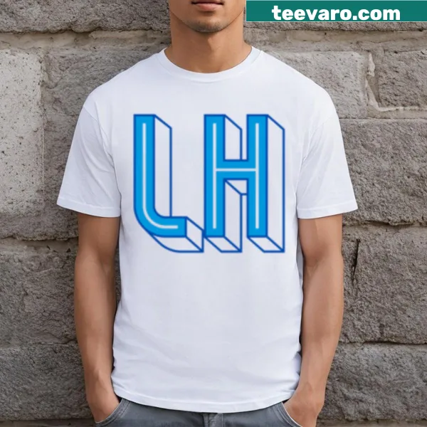 3D Font Layered Laughy Hockey T-shirt with playful design