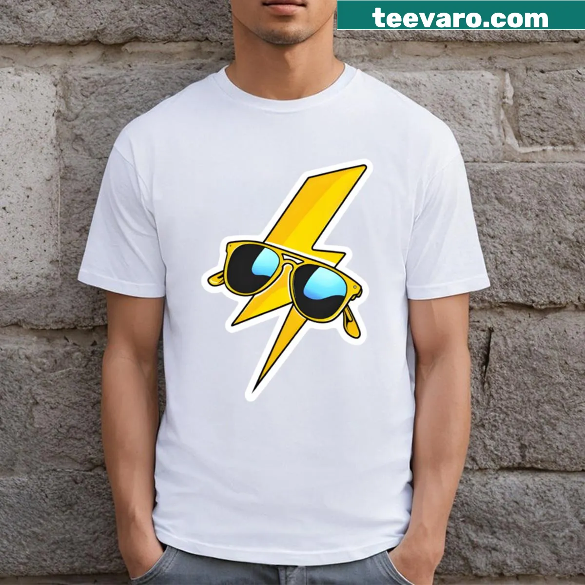 Minimalist design with the text 'Air Zonk' T-shirt — on a men's t-shirt