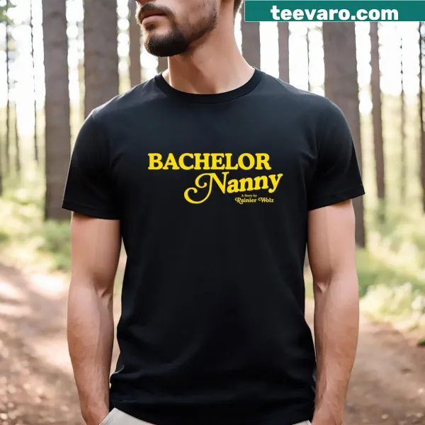 T-shirt celebrating bachelor nanny role with warm design