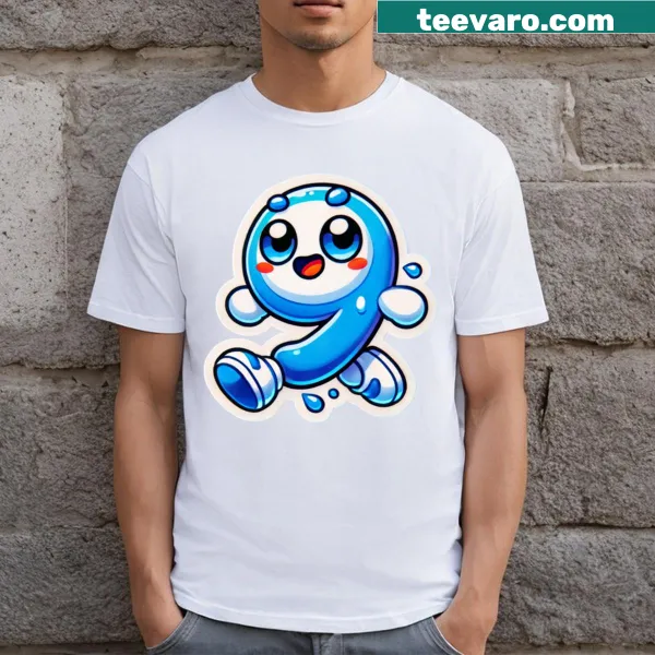 Whimsical cartoonist graphic on a fun t-shirt