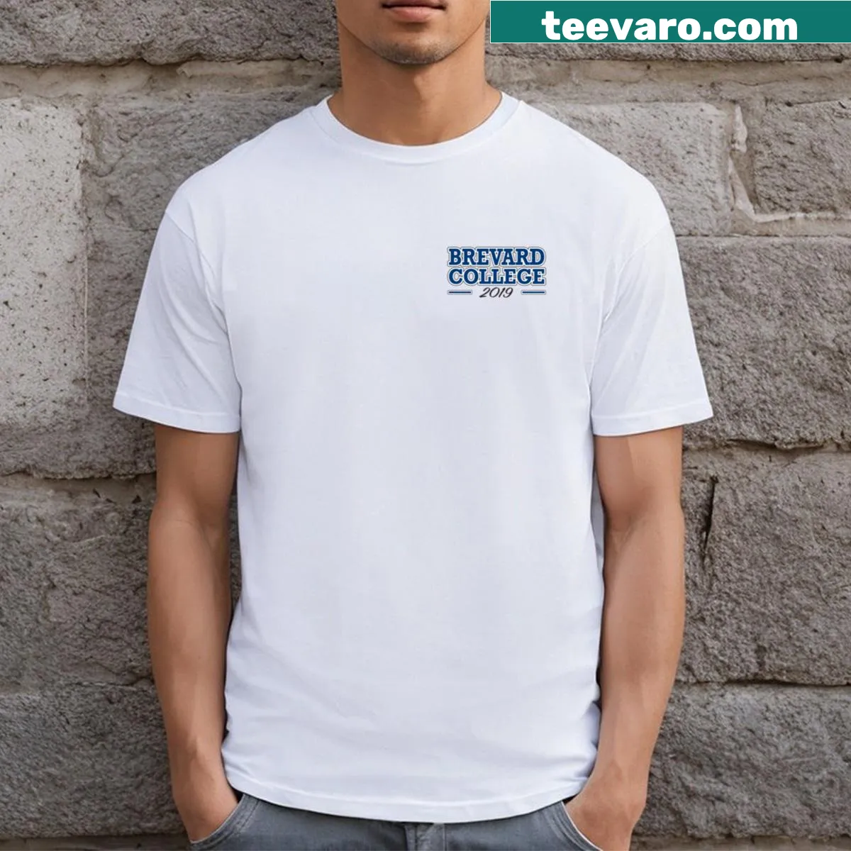 Graduation T-shirt for Class of 2019 Brevard College — on a men's t-shirt