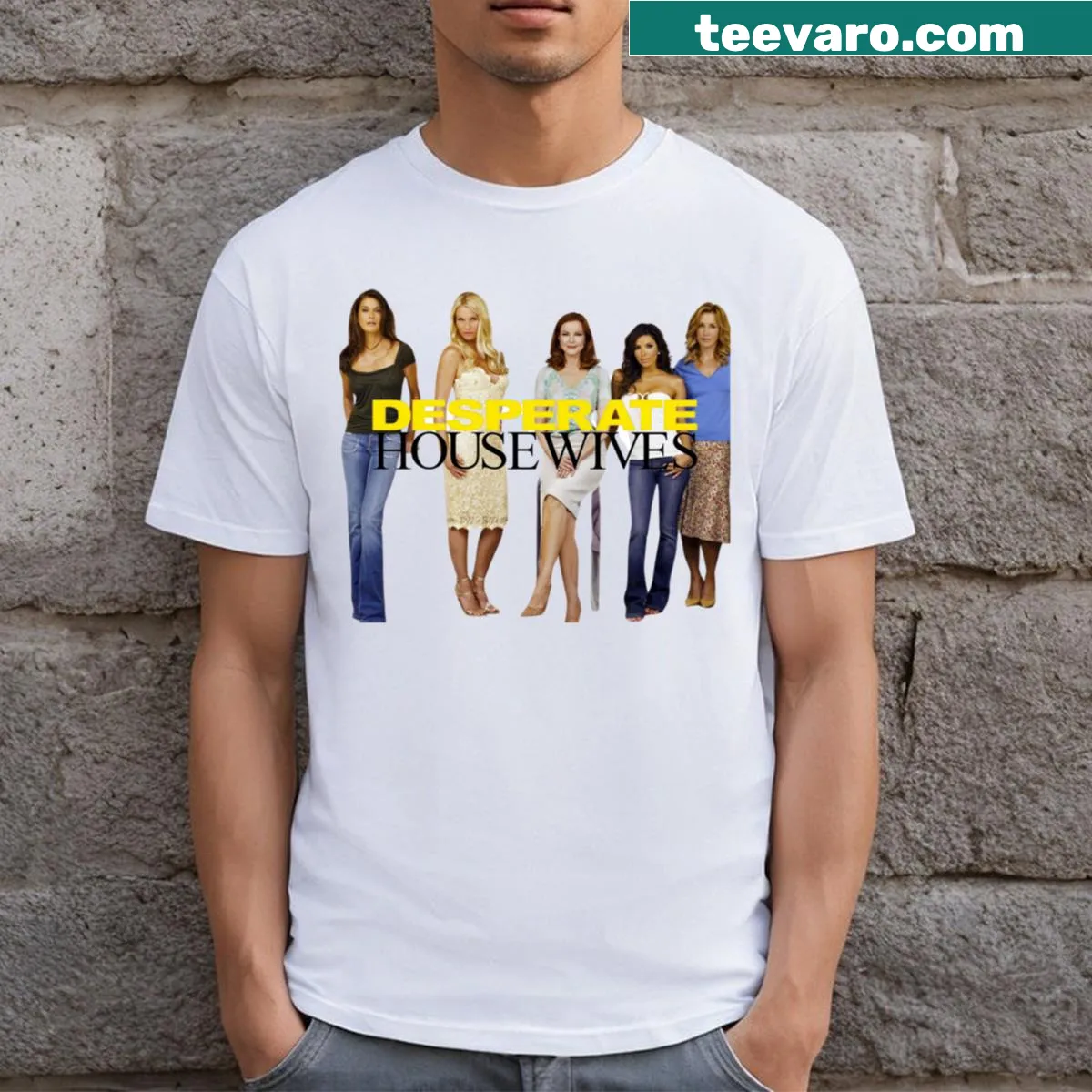 Typography design with 'DH In The Kitchen' on T-shirt — on a men's t-shirt