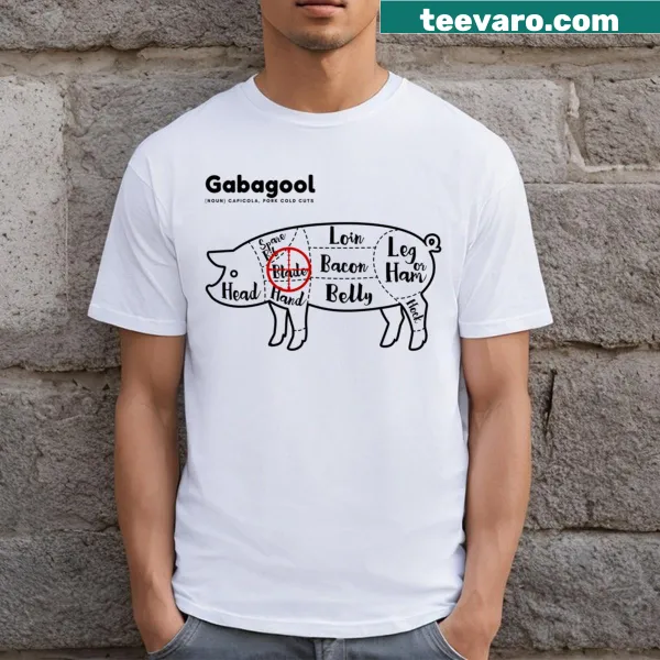 Gabagool themed graphic t-shirt