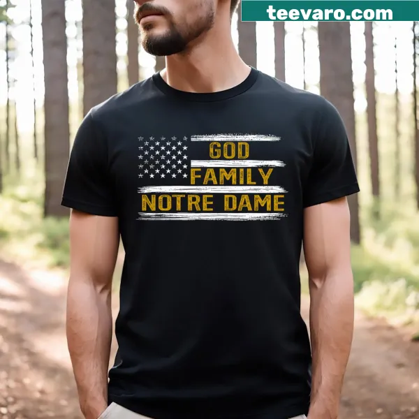 Notre Dame values graphic t-shirt