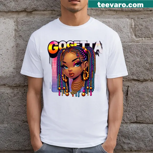 Pop-art Gogetta Drip Tee featuring a vibrant music culture design