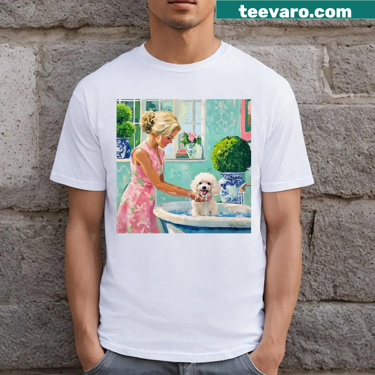Kids birthday Squish Squad cartoon graphic t-shirt — on a men's t-shirt