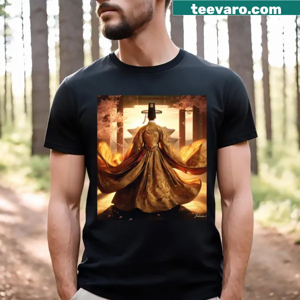 Korean Prince t-shirt featuring a whimsical prince character illustration