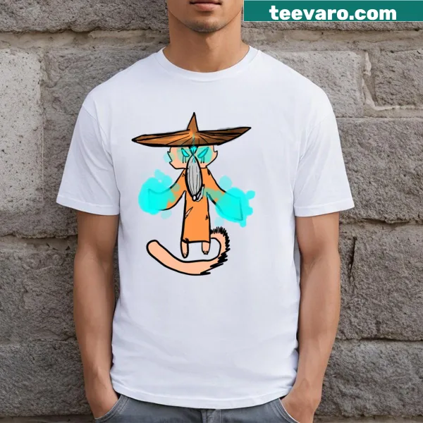 Typography design featuring 'Master Meow' phrase on T-shirt