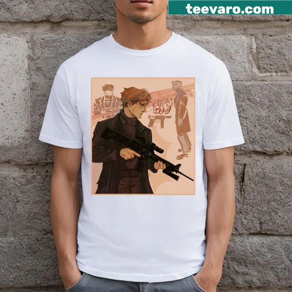 Long T-shirt featuring the name Sebastian Moran in a minimalist design.