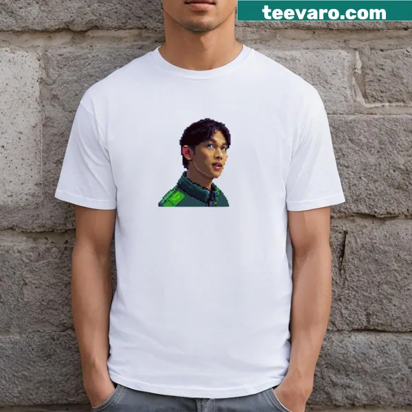 Graphic of Squid Game Player 333 on a T-shirt