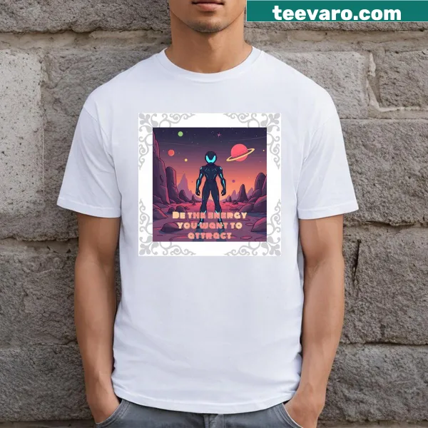 Text-based Attract T-shirt in bold font
