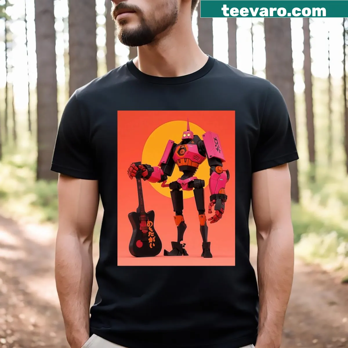 Illustration of a circuit board design on a T-shirt for tech lovers. — on a men's t-shirt