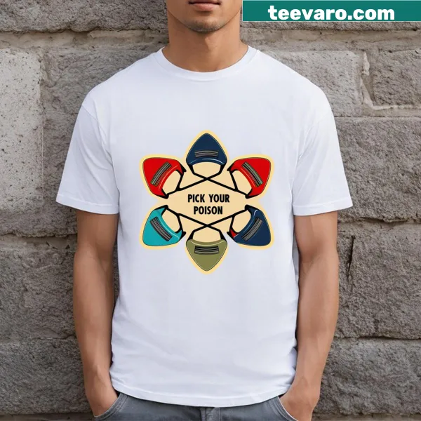 Heavy Metal Music Patterns 60 T-shirt with dynamic music-inspired graphics