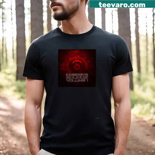Immersive Sounds Music Record Label T-shirt design