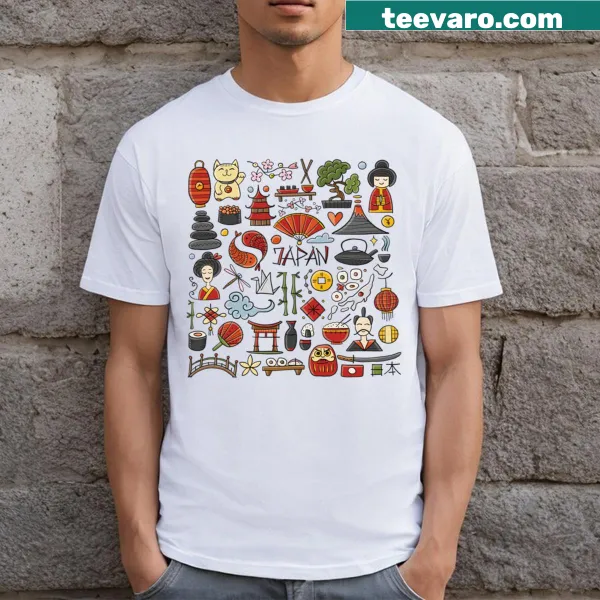 Minimalist Japan-themed T-shirt with simple design