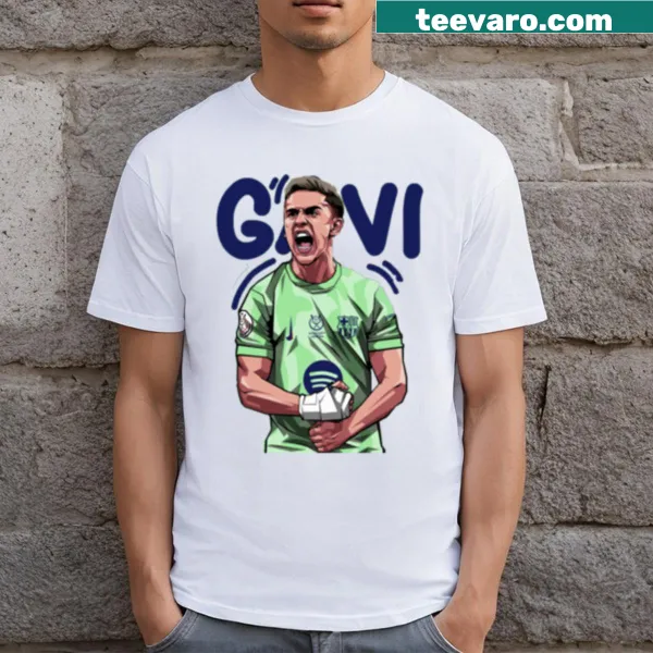 Minimalist Gavi T-shirt with bold typography