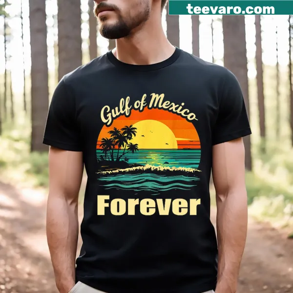 Retro vintage Gulf Of Mexico beach t-shirt for 2025
