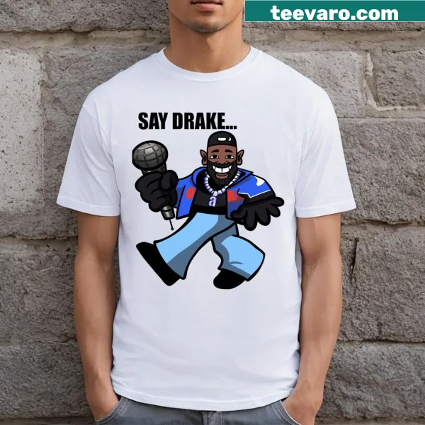 Vintage t-shirt for men with the phrase 'Say Drake'