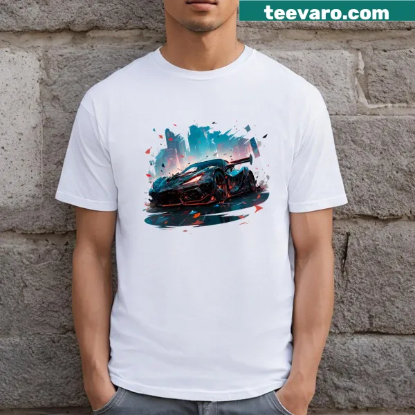 Minimalist t-shirt with 'Velocity' text design