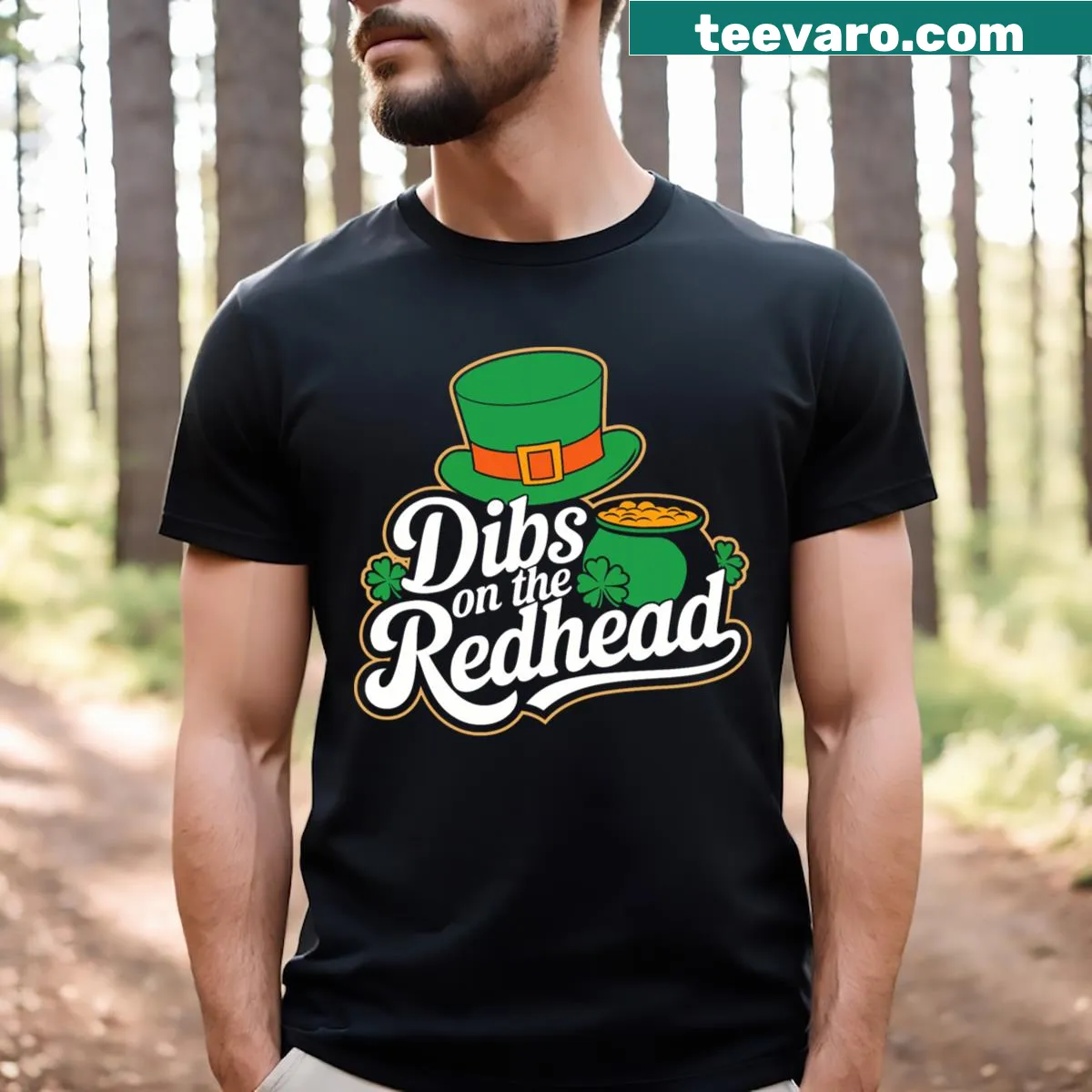 Playful St. Patrick's Day T-shirt with a fun quote — on a men's t-shirt