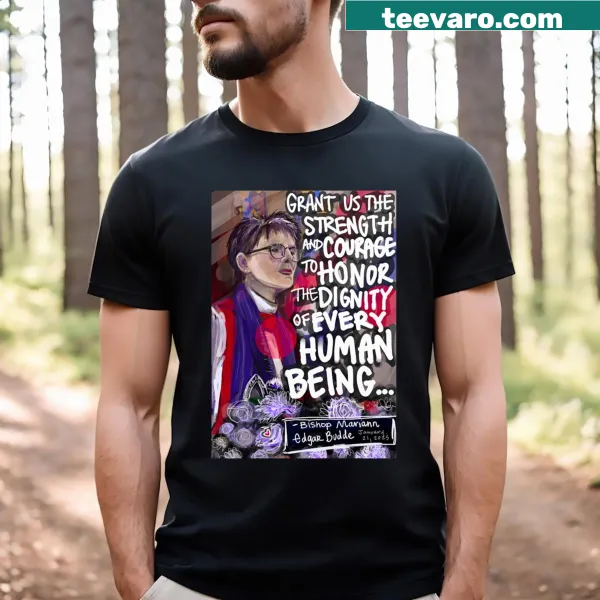 T-shirt featuring the inspiring phrase Grant Us The Strength