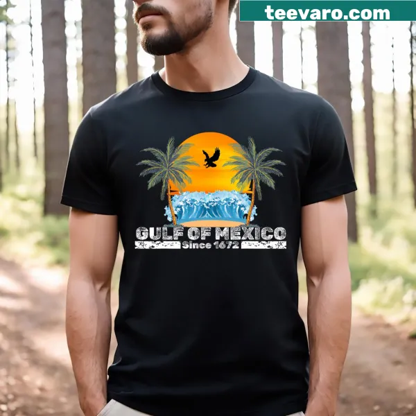 Vintage Gulf Of Mexico Since 1672 Retro T-shirt
