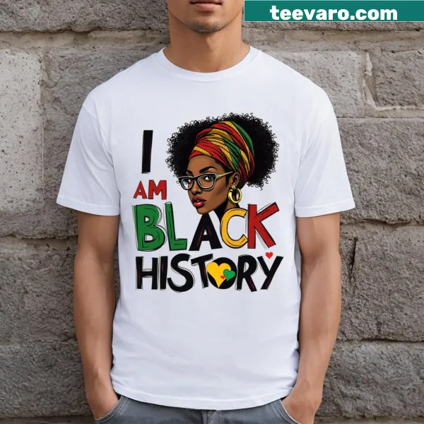 Proudly celebrate Black History Month with this girls' T-shirt