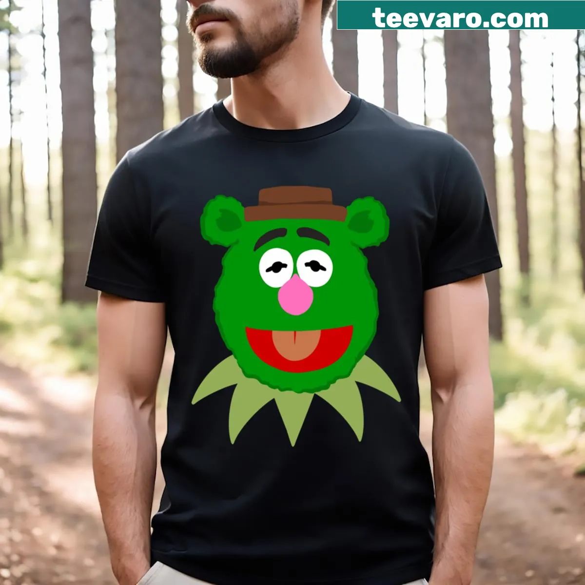 Text-based design: Kermit And Fozzie's Dad — on a men's t-shirt