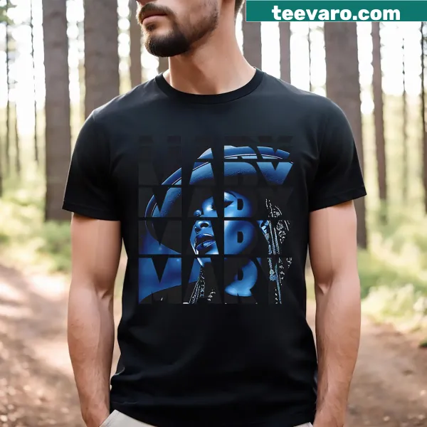 Vintage style R&B music T-shirt personalized with the name Mary