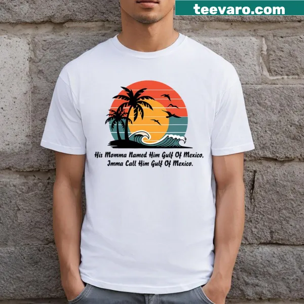 Vintage beach-themed Gulf Of Mexico t-shirt