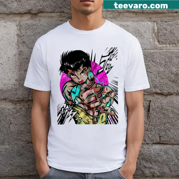 Vintage-style T-shirt with retro graphics and distressed finish