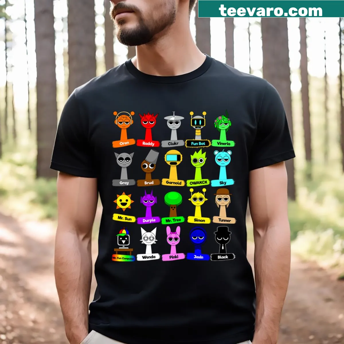 Playful text graphic celebrating imaginative play and toys — on a men's t-shirt