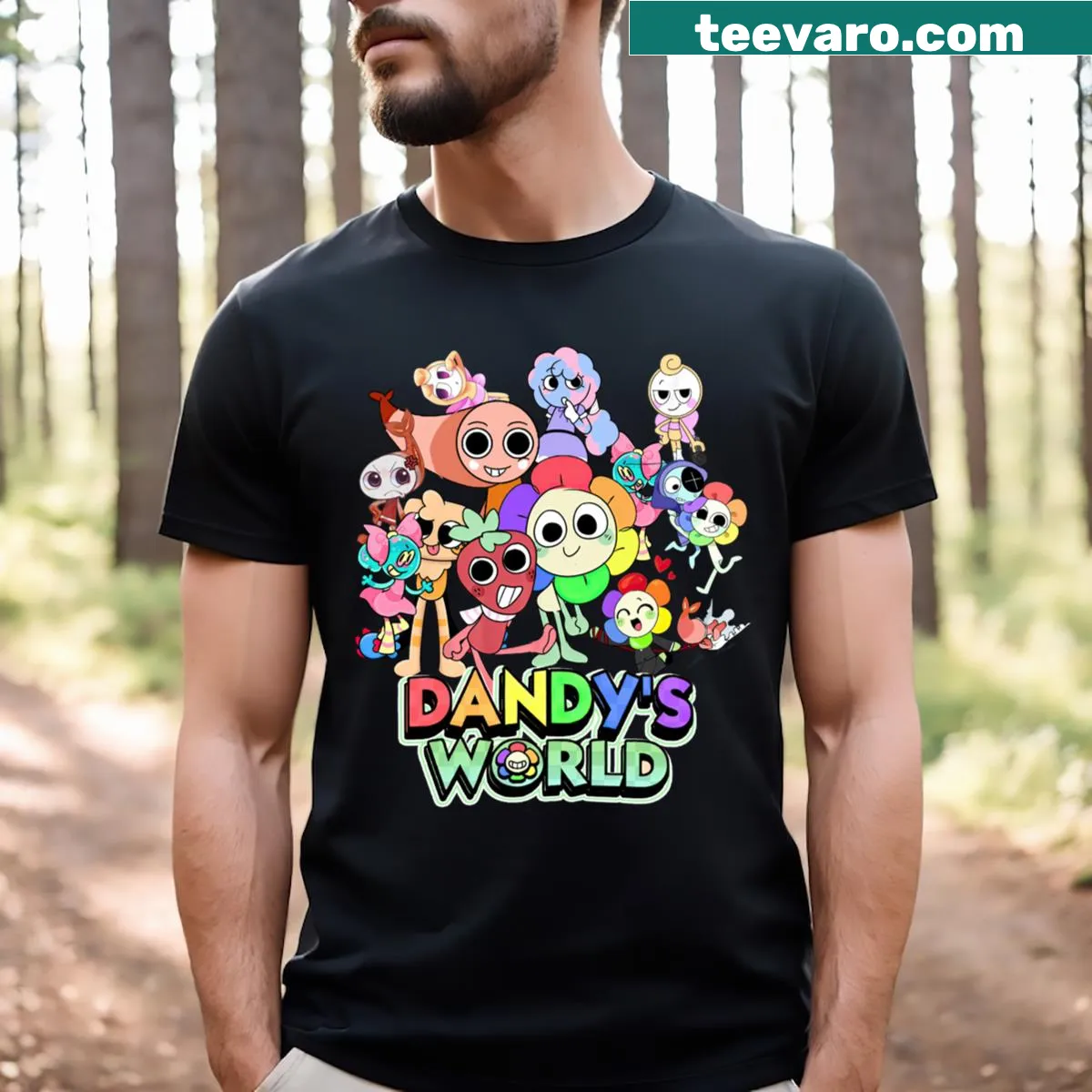 Holiday-themed typography T-shirt for Thanksgiving and Christmas celebrations. — on a men's t-shirt