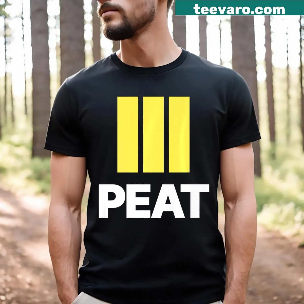Kc 3 Peat T-shirt celebrating Kansas City football pride — on a men's t-shirt
